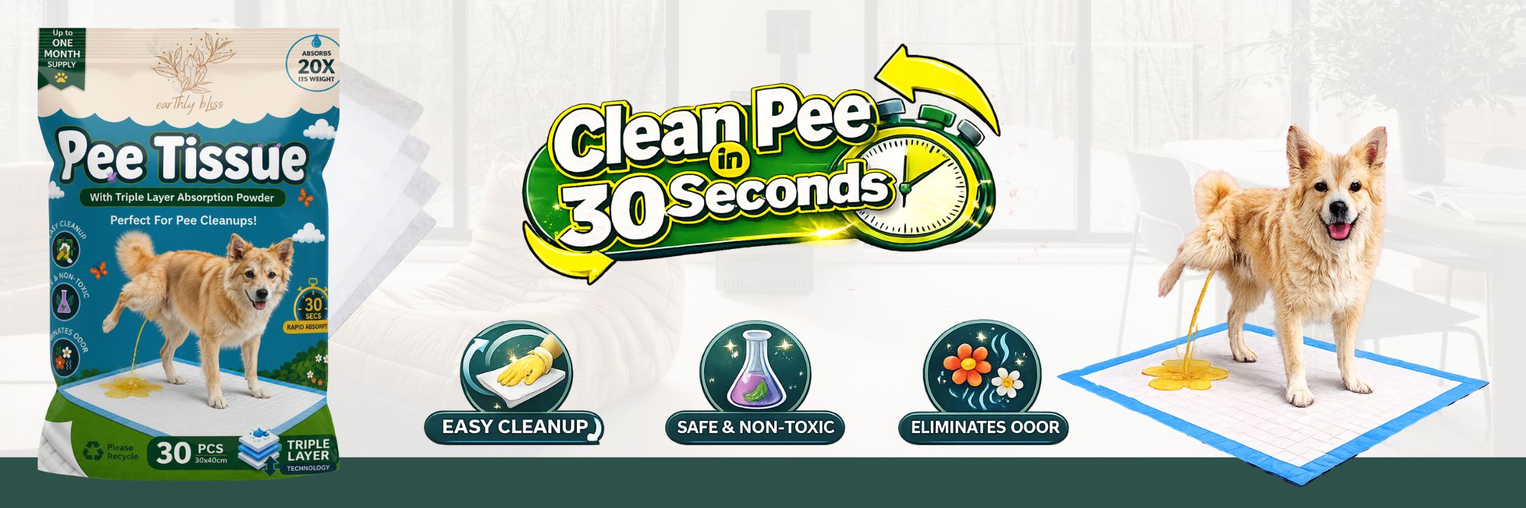 Pee Tissues for Pets
