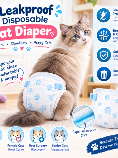 Leakproof Disposable Cat Diapers